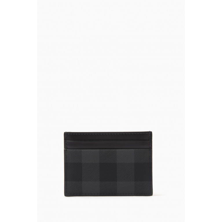 Burberry - Check Card Case in Eco-canvas & Leather