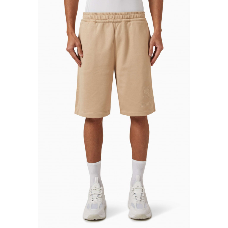 Burberry - EKD Logo Shorts in Cotton