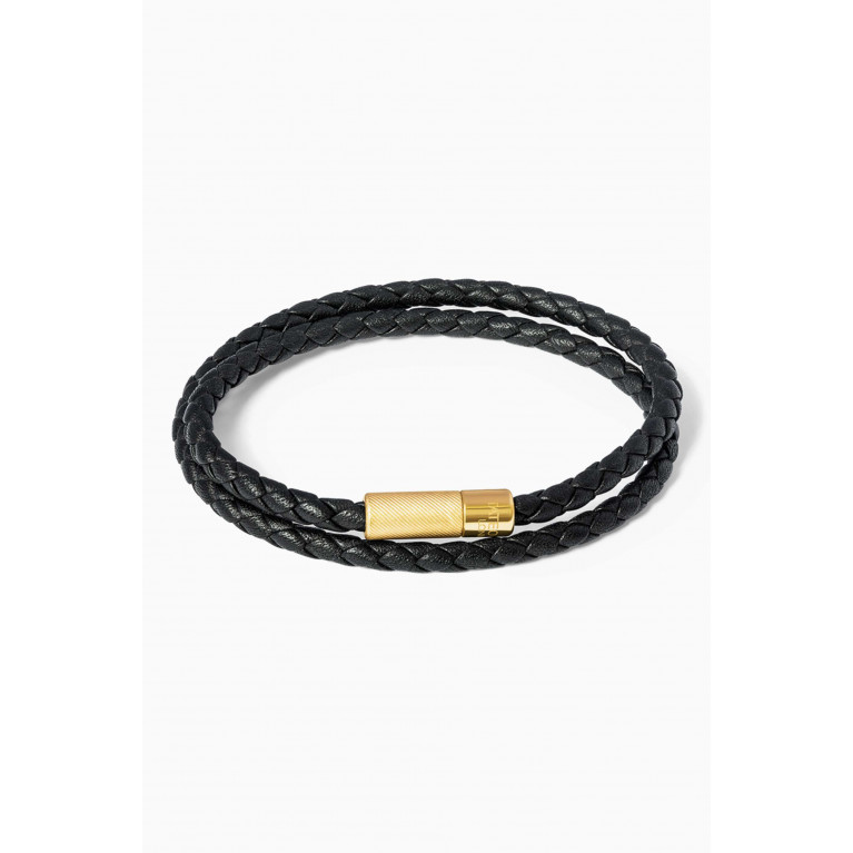 Tateossian - Wrap Braided Bracelet in Leather