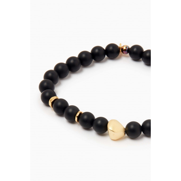 Tateossian - Nugget Bracelet in Gold-plated Beads