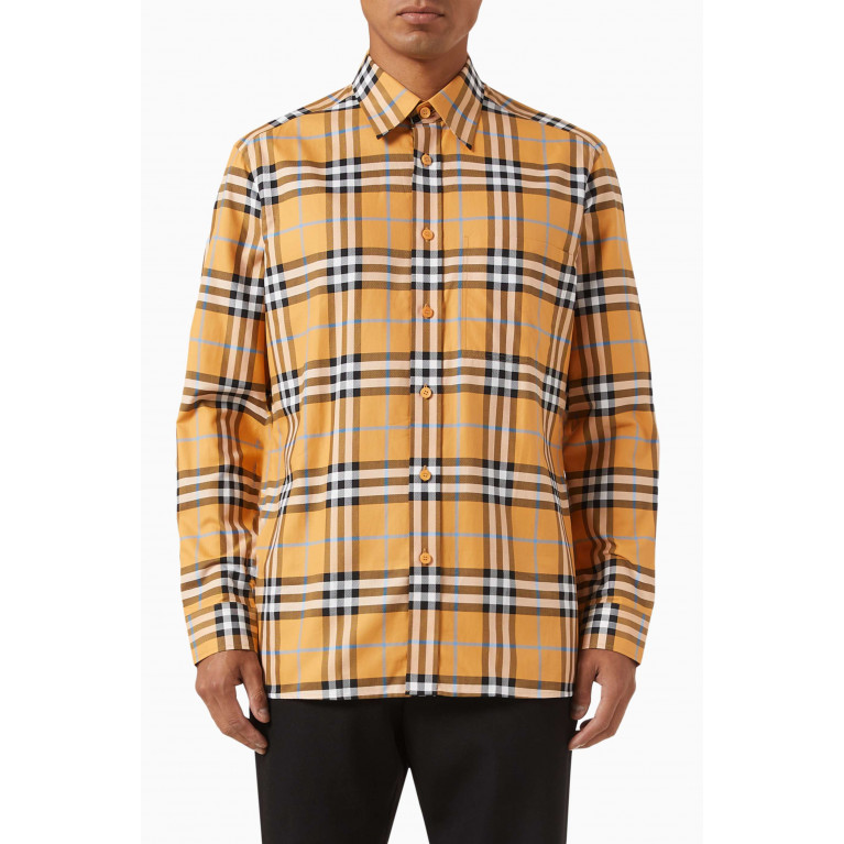 Burberry - Check Shirt in Cotton