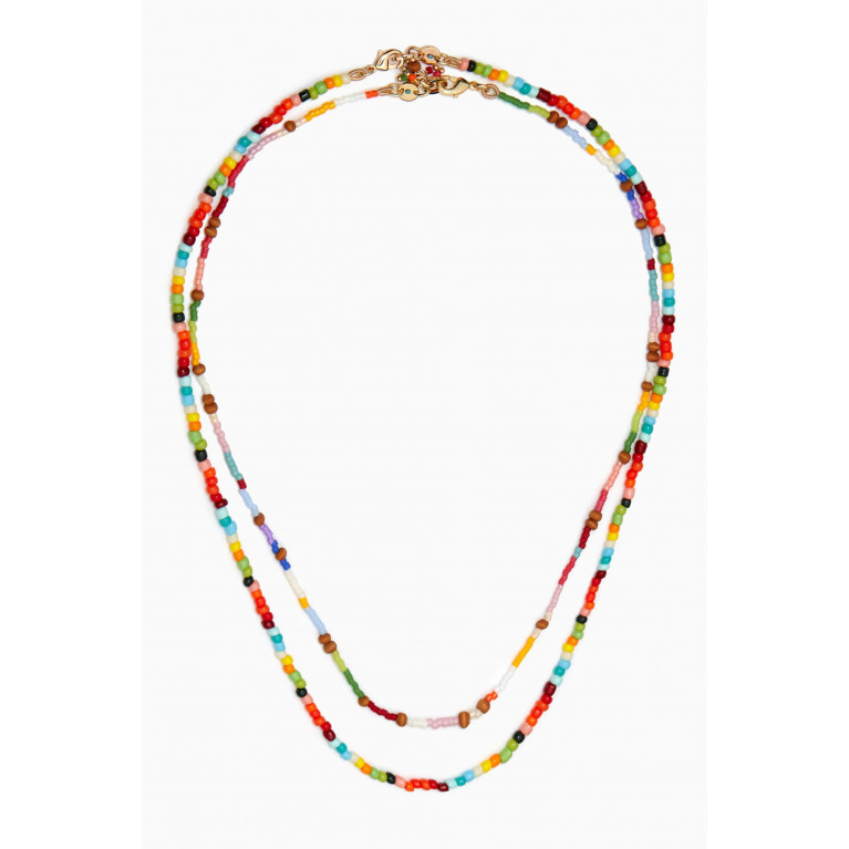 Roxanne Assoulin - Warming Up Necklace in Beads, Set of 2