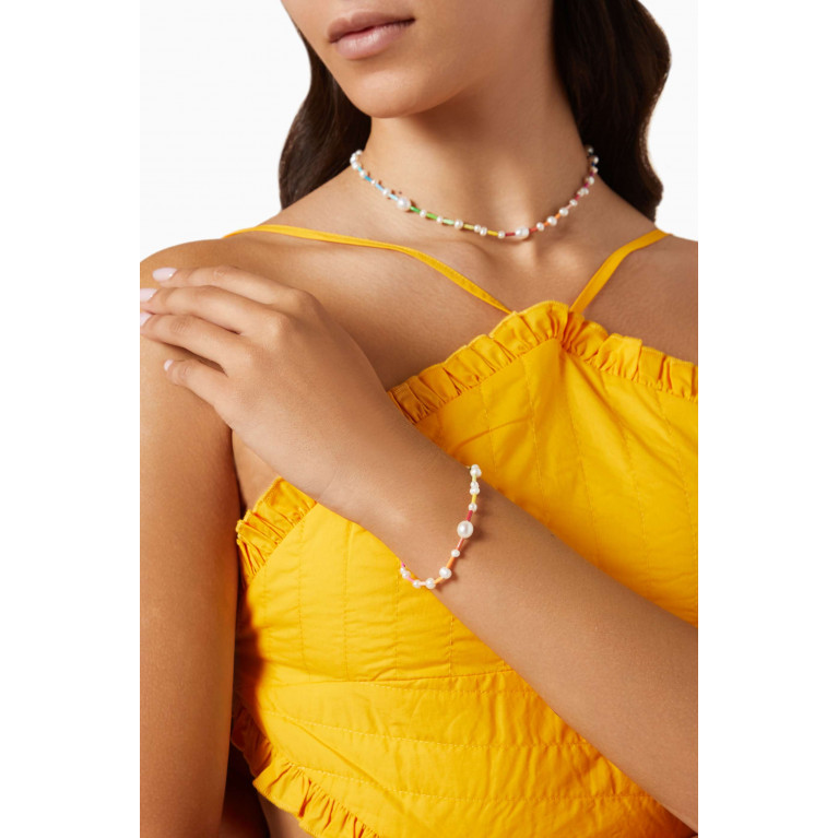 Roxanne Assoulin - The Happy Pearl Bracelet in Enamel