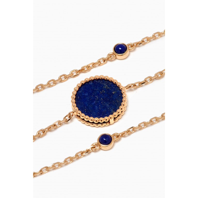 Damas - Lace Petite Lapis Lazuli & Diamond Bracelet in 18kt Yellow Gold