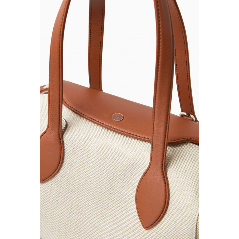 Loro Piana - M Happy Day Bag in Canvas & Leather
