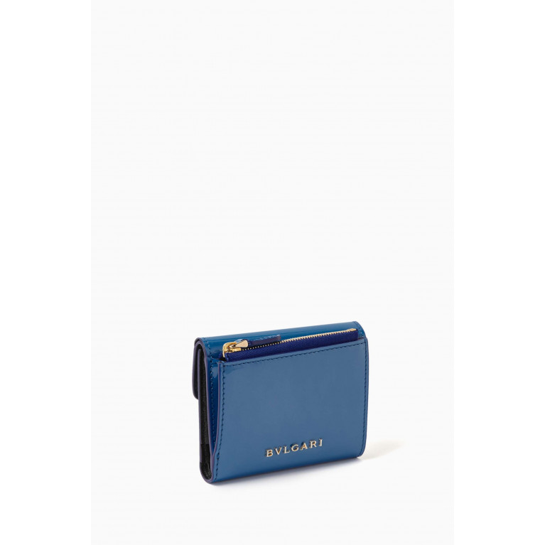 BVLGARI - Serpenti Forever Trifold Wallet in Varnished Leather