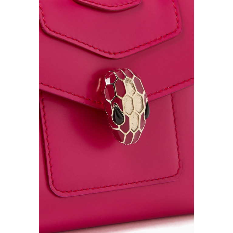 BVLGARI - Serpenti Forever Trifold Wallet in Leather