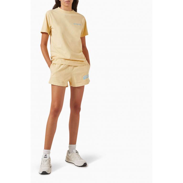 Sporty & Rich - Health Is Wealth T-shirt in Cotton-jersey