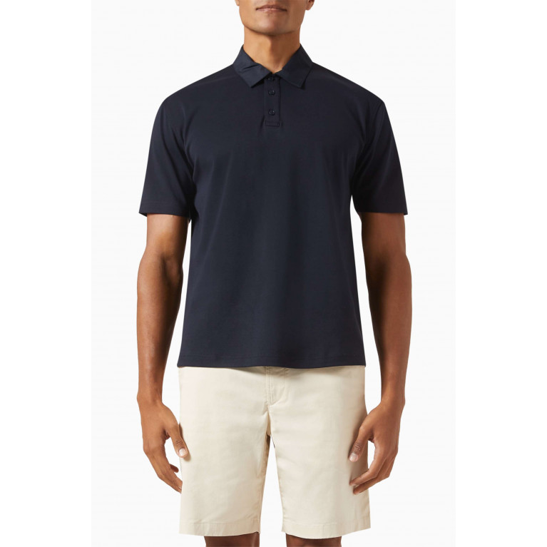 Theory - Carlom Polo Shirt in Cotton Blue