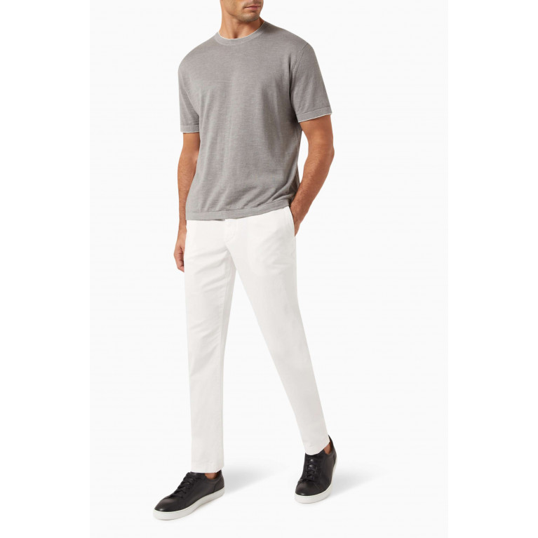Theory - Kolben T-shirt in Cotton-linen Blend Grey