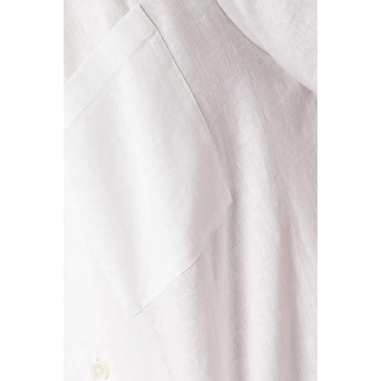 Theory - Noll Shirt in Relaxed Linen White