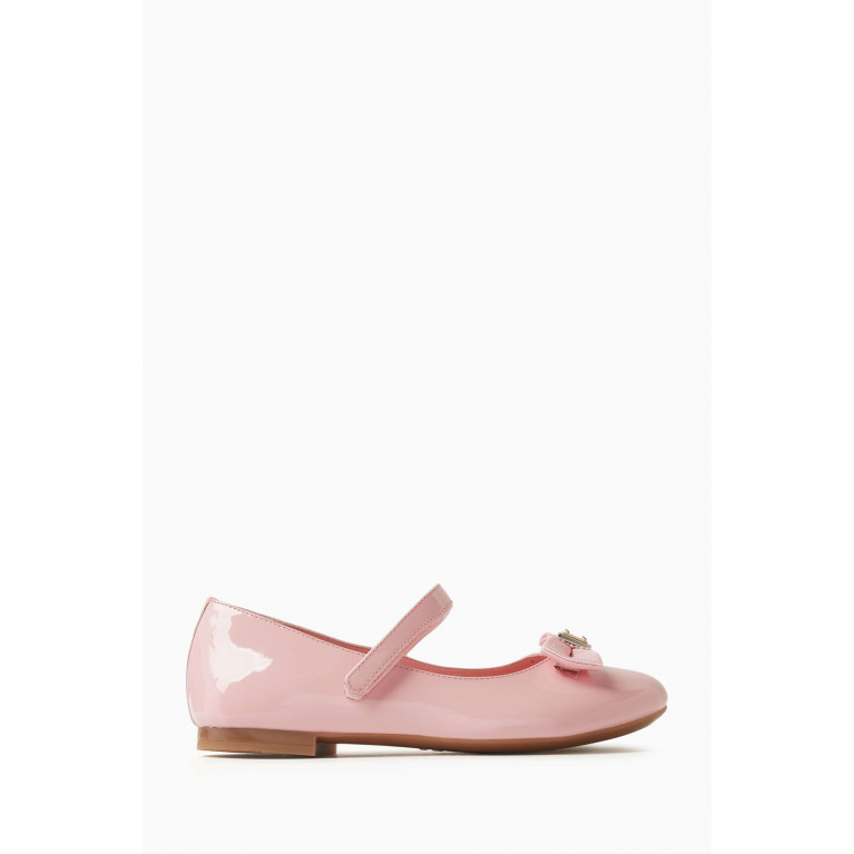 Dolce & Gabbana - Bow Ballerina Flats in Patent Leather