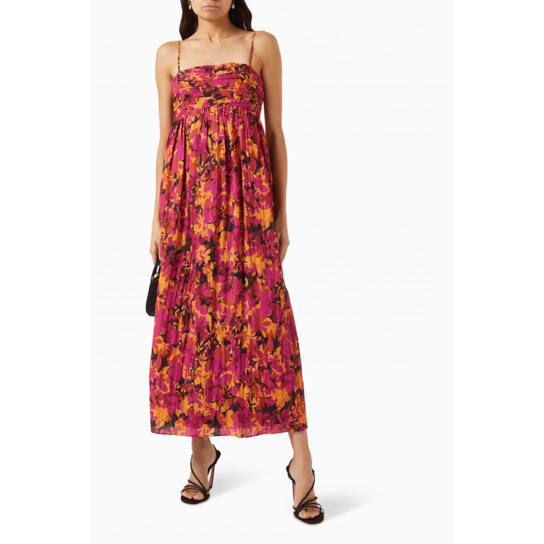 Acler - Holloway Floral-print Midi Dress