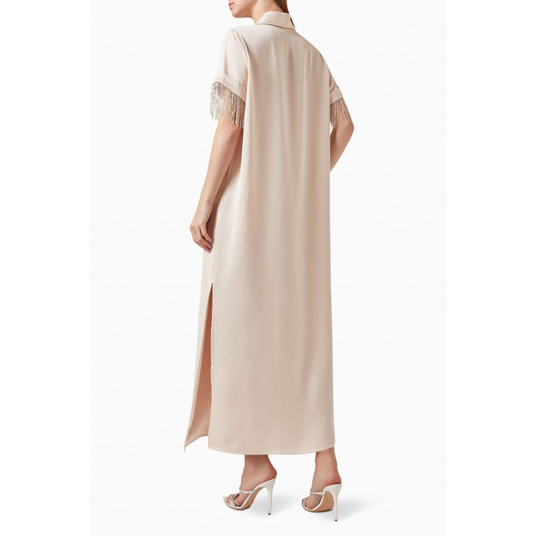 Serrb - Tassel-sleeve Dress