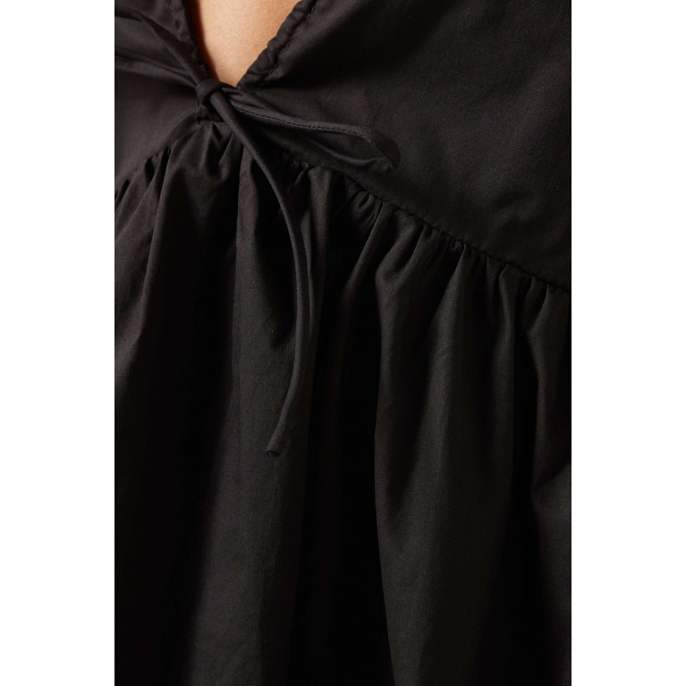 Bird & Knoll - Hana Maxi Dress in Cotton Black