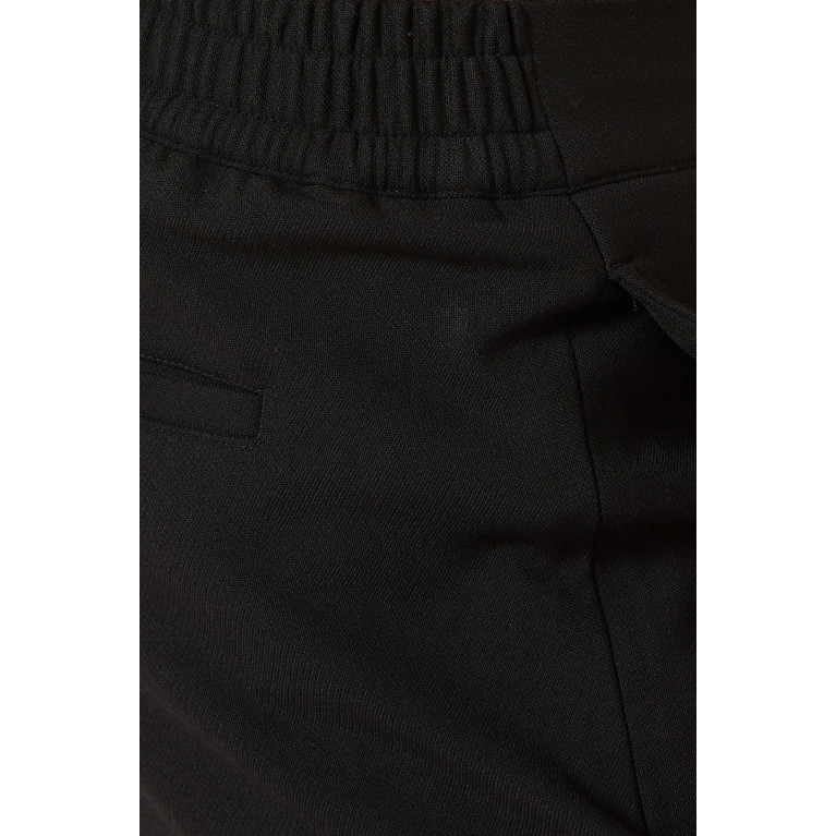 Sandro - Jersey Trousers in Technical Fabric Black