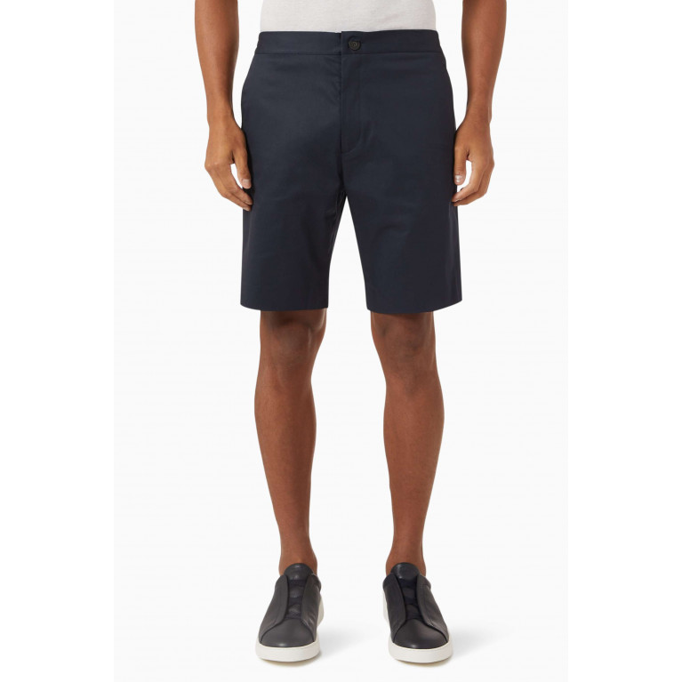 Sandro - Sigma Shorts in Cotton Blend Blue