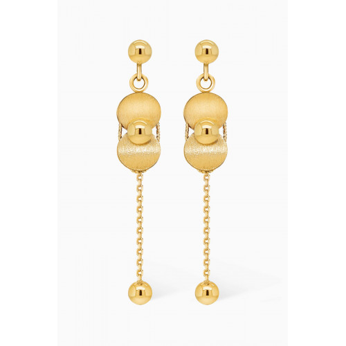 Damas - Moda Fiocco Dangling Earrings in 18kt Gold