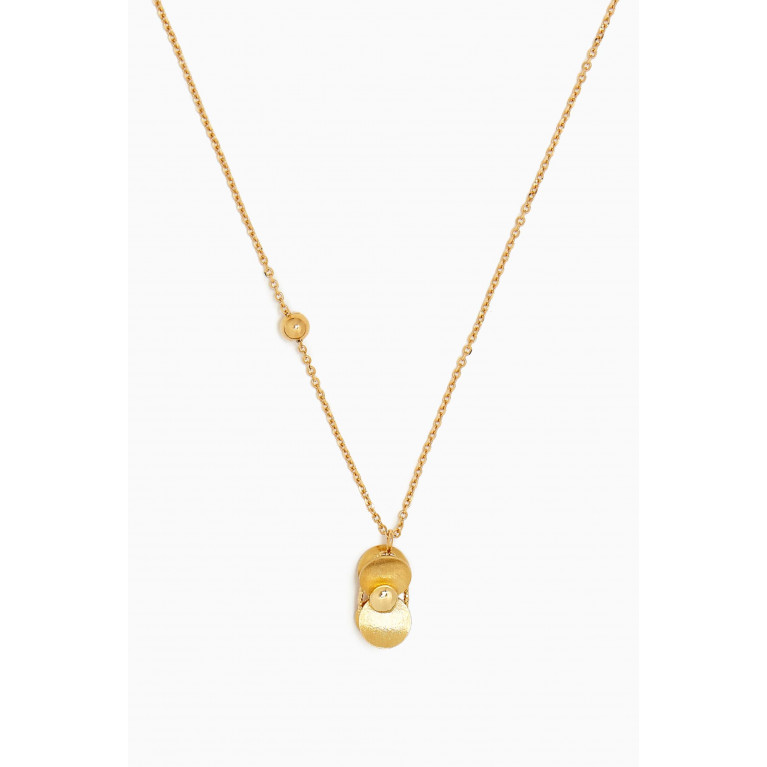 Damas - Moda Fiocco Pendant Necklace in 18kt Gold