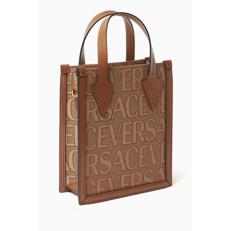Versace - VERSACE Allover Crossbody Bag in Jacquard Canvas