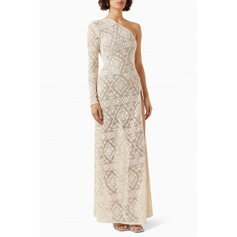 Bronx and Banco - Ameena One-shoulder Dress in Lace