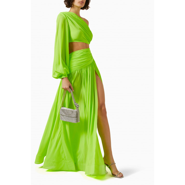 Bronx and Banco - Japera One-shoulder Cut-out Gown