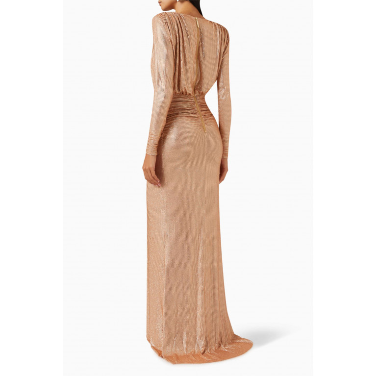 Bronx and Banco - Margo Embellished Gown in Nylon