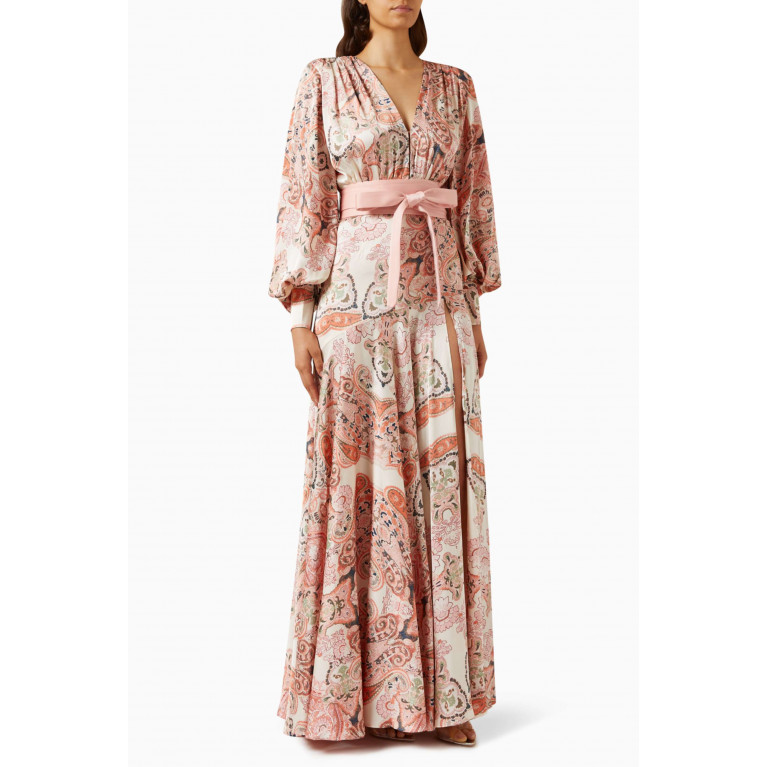 Bronx and Banco - Carmen Sakura Gown in Silk