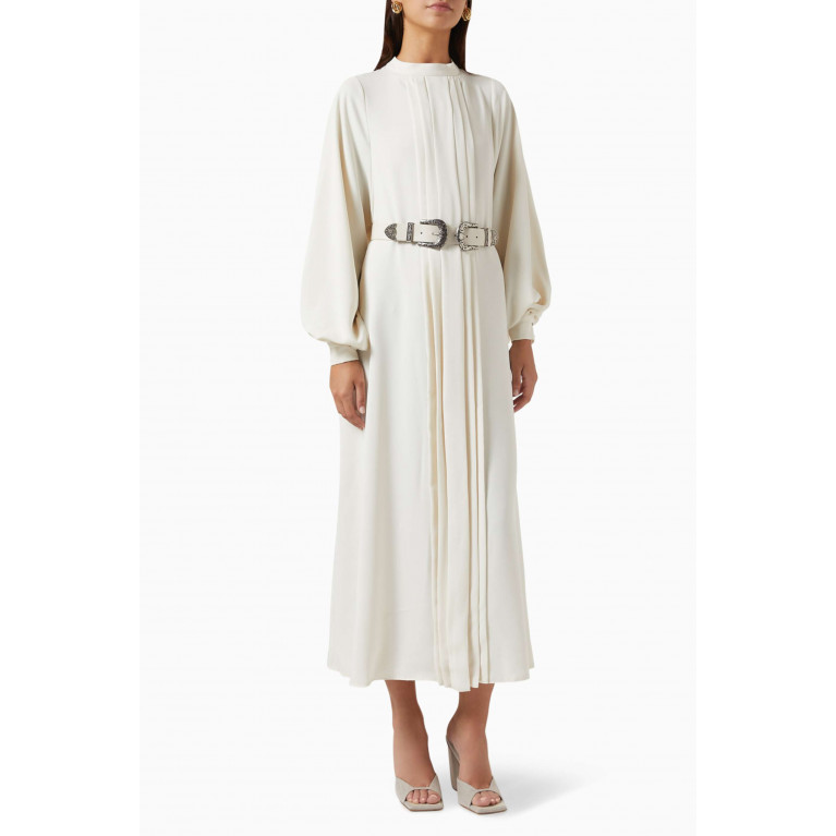 Latifa - Edgan Pleated Midi Dress