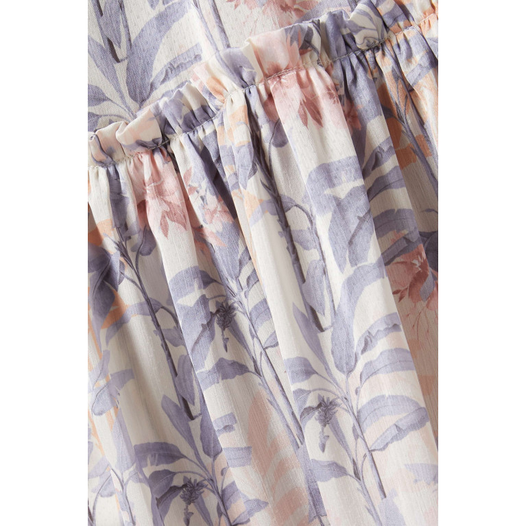Latifa - Valentina Floral-print Maxi Dress