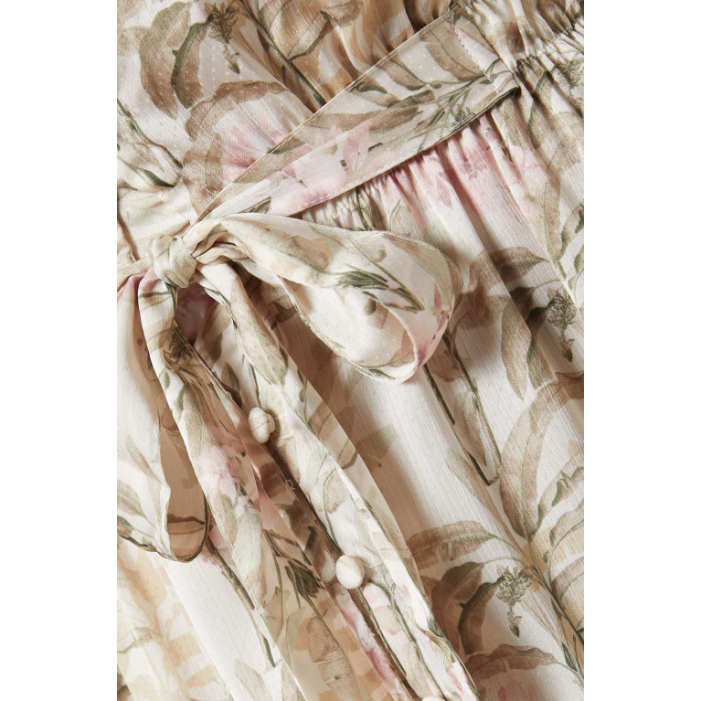Latifa - Valentina Floral-print Maxi Dress