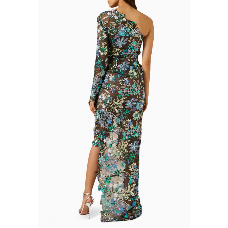 Bronx and Banco - Tokyo One-shoulder Dress in Sequin-mesh