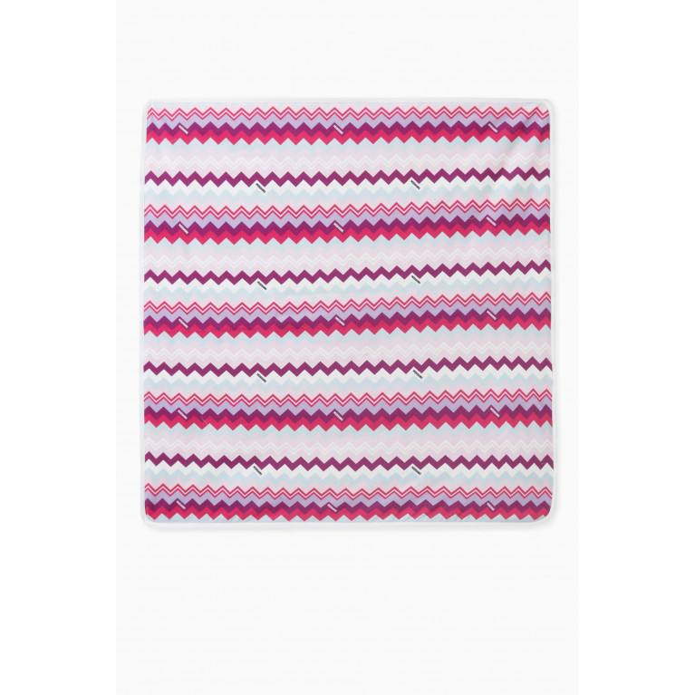 Missoni - Signature Print Blanket in Cotton Pink