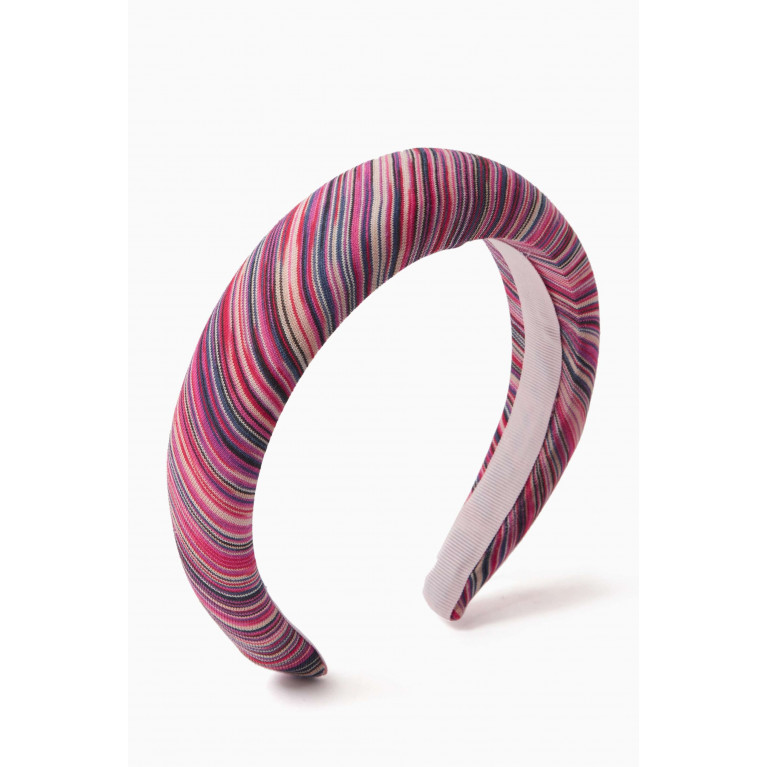 Missoni - Striped Headband in Stretch Cotton