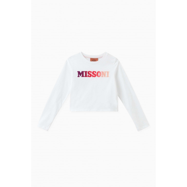 Missoni - Logo T-shirt in Cotton White