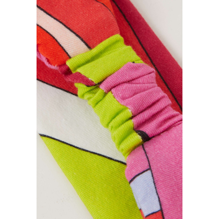 Emilio Pucci - Abstract Pattern Headband in Cotton Multicolour