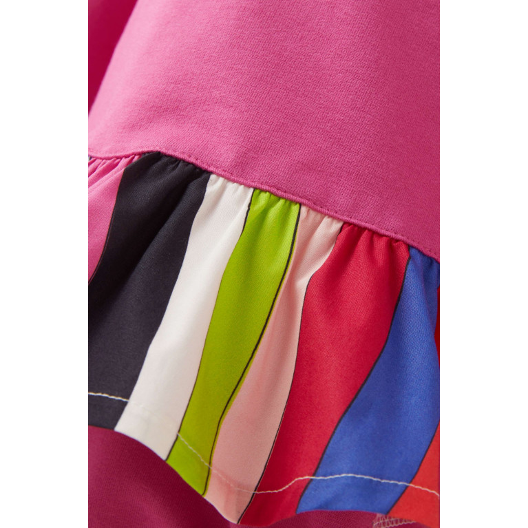 Emilio Pucci - Abstract-detail Ruffle Dress with Bloomers