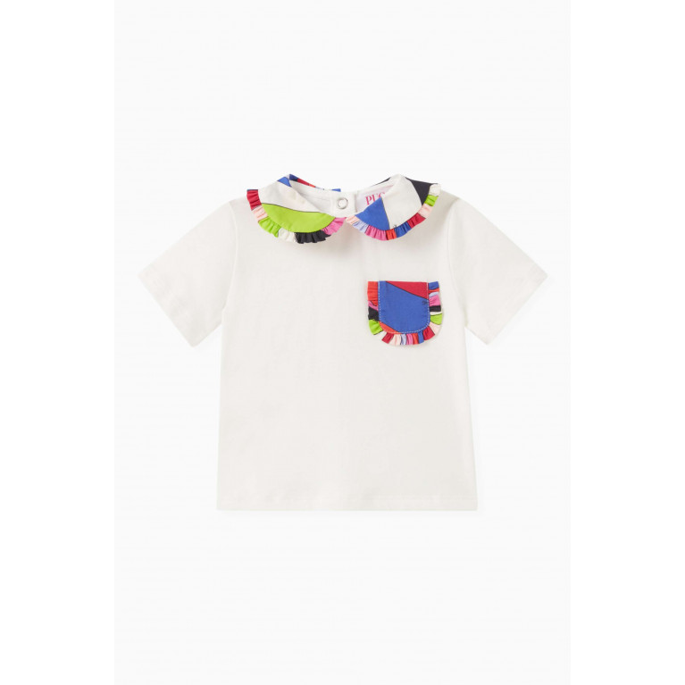 Emilio Pucci - Abstract-print T-shirt in Cotton