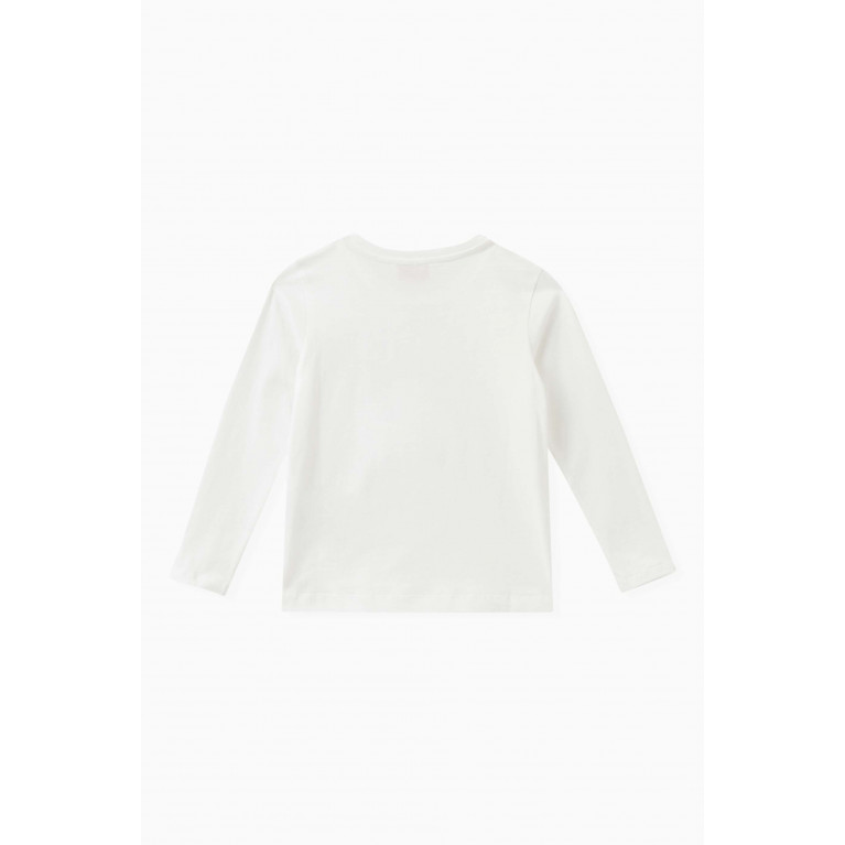Emilio Pucci - Graphic Logo Long Sleeved T-shirt in Cotton