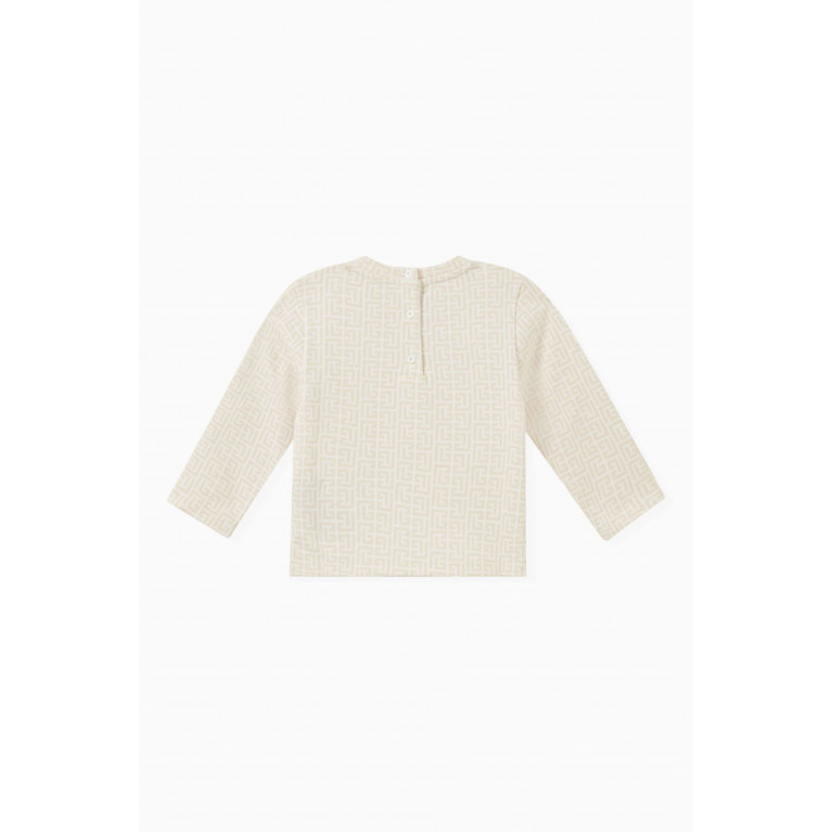 Balmain - Monogram Sweatshirt in Cotton