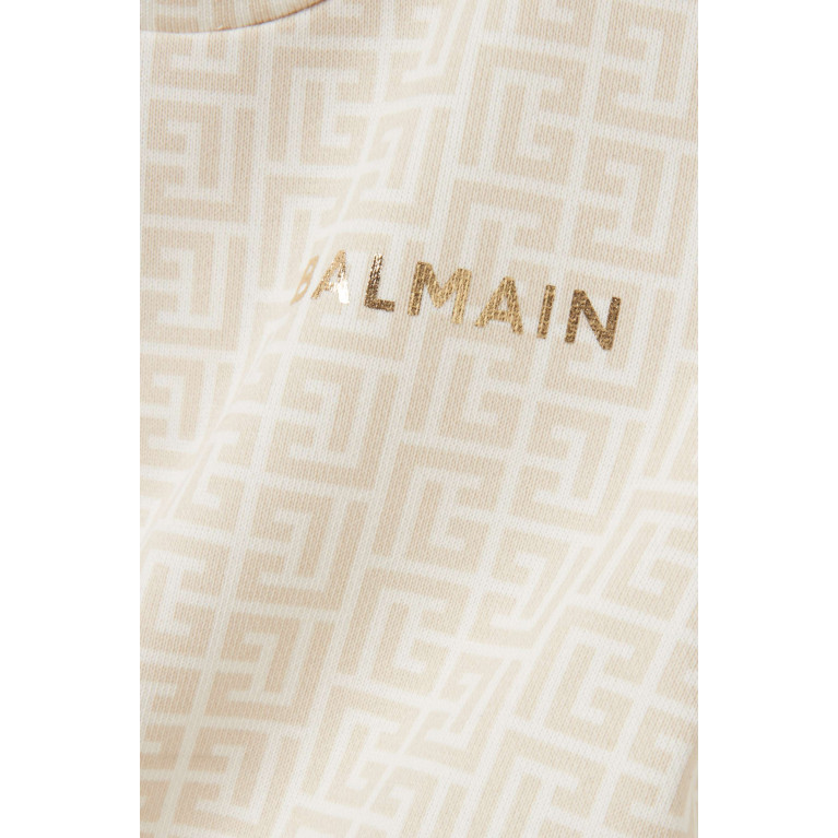 Balmain - Monogram Sweatshirt in Cotton
