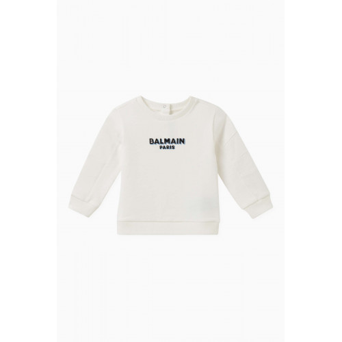 Balmain - Logo Sweatshirt in Cotton