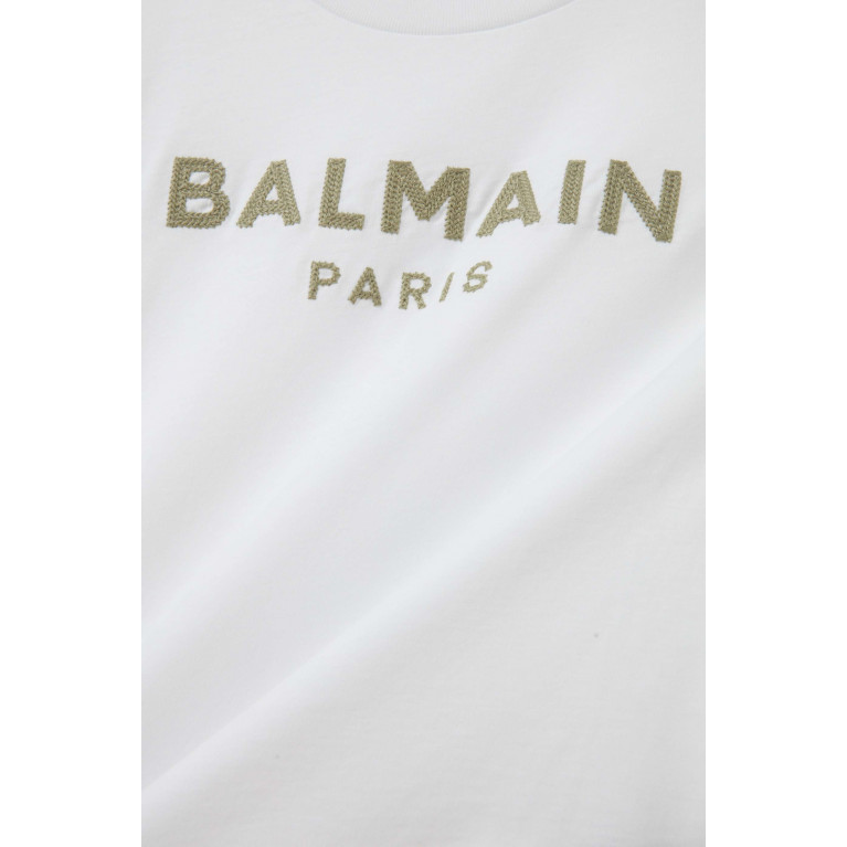 Balmain - Logo T-shirt in Cotton