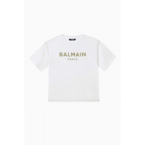 Balmain - Logo T-shirt in Cotton