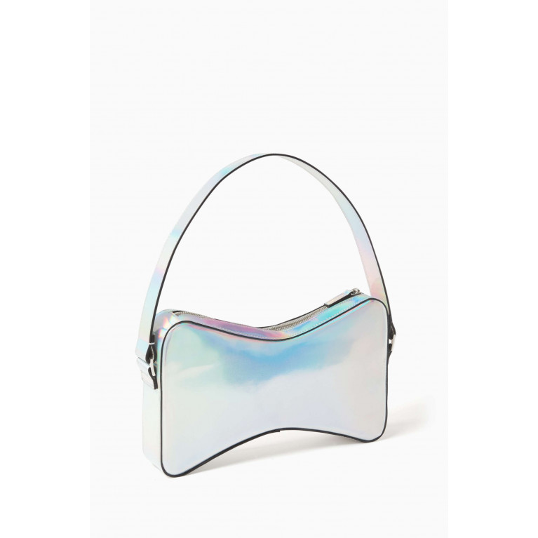 Mach&Mach - Large Bow-shaped Bag in Iridescent Leather