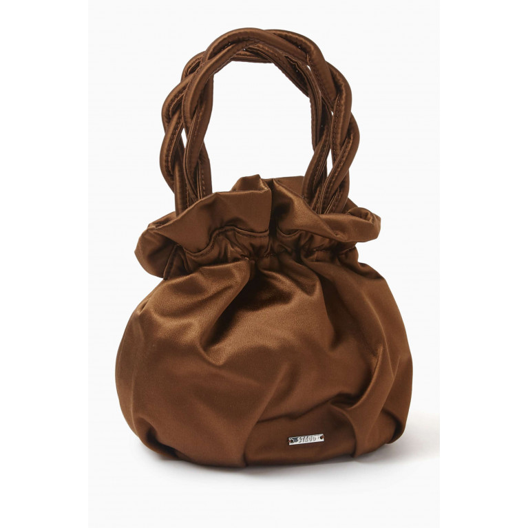 Staud - Grace Bucket Bag in Satin