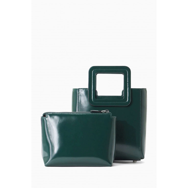 Staud - Mini Shirley Bag in Shiny Leather