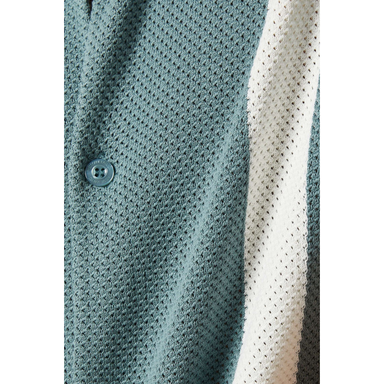 Frescobol Carioca - Barretos Striped Cardigan in Cotton Knit