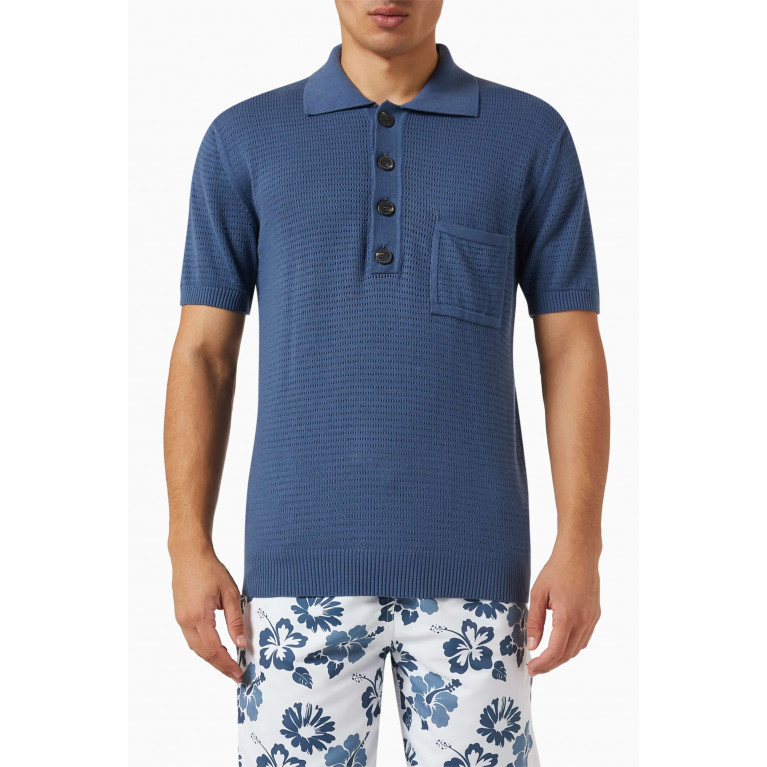 Frescobol Carioca - Clemente Polo Shirt in Cotton Knit
