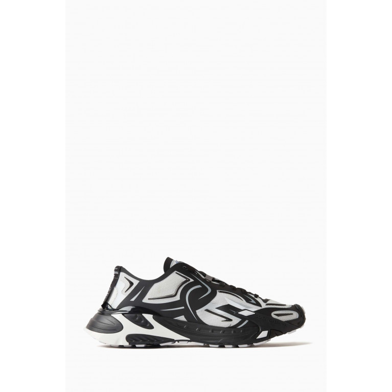 Dolce & Gabbana - Fast in Maglina Panelled Sneakers in Nylon Black